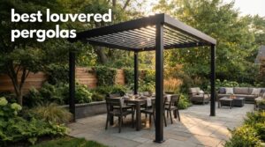 best louvered pergolas