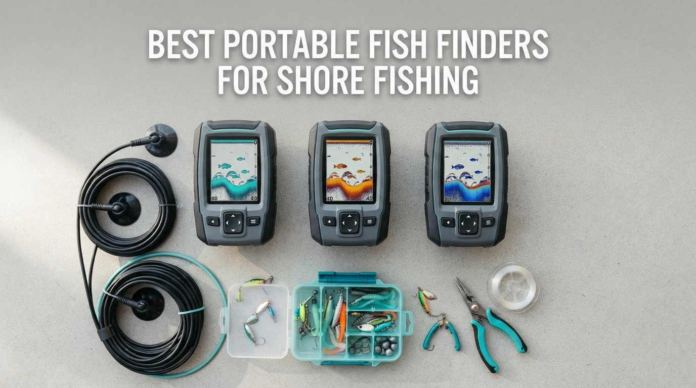 best portable fish finders for shore fishing