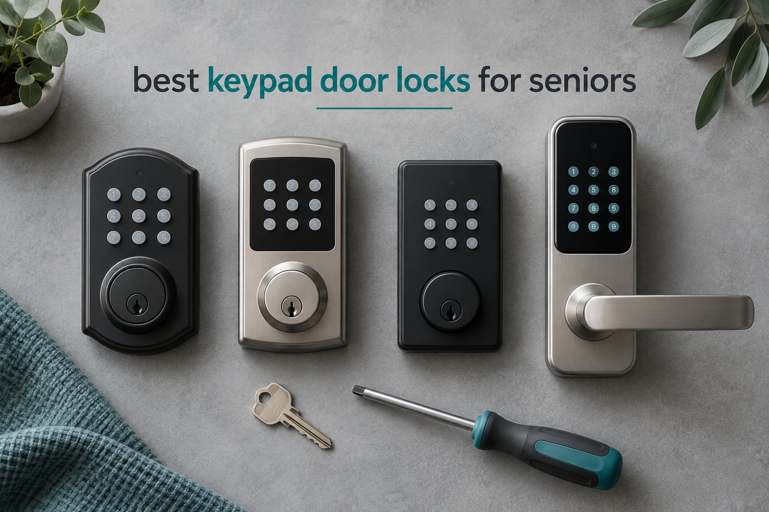best keypad door locks for seniors