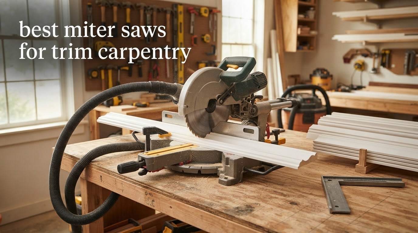 best miter saws for trim carpentry