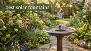 best solar fountains