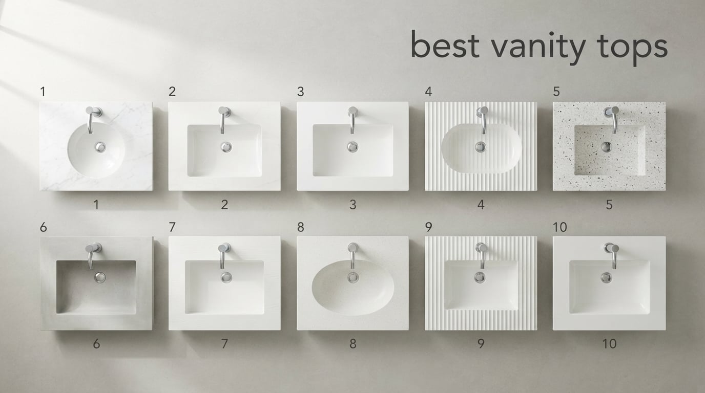 best vanity tops
