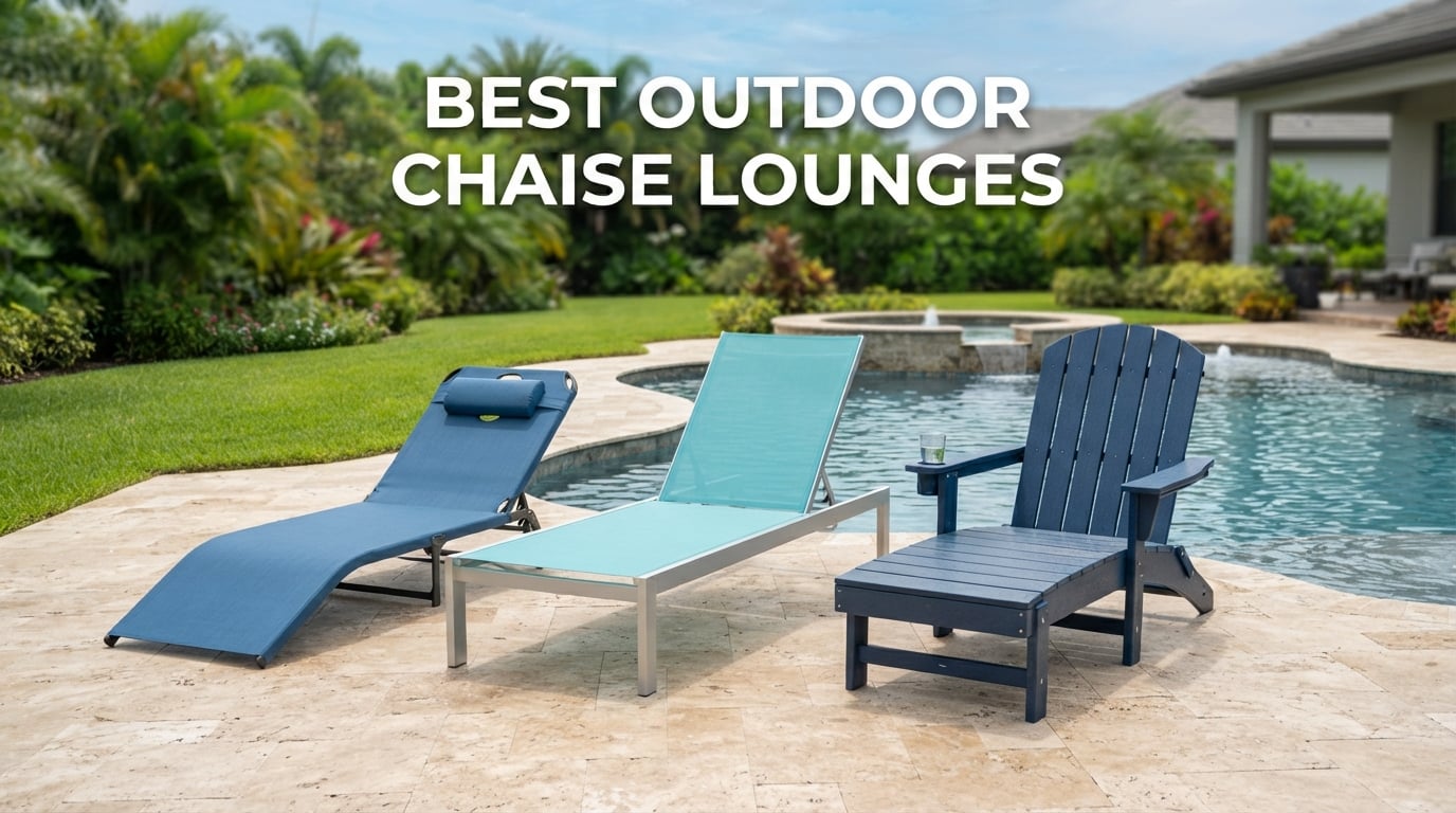 best outdoor chaise lounges