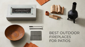 best outdoor fireplaces for patios