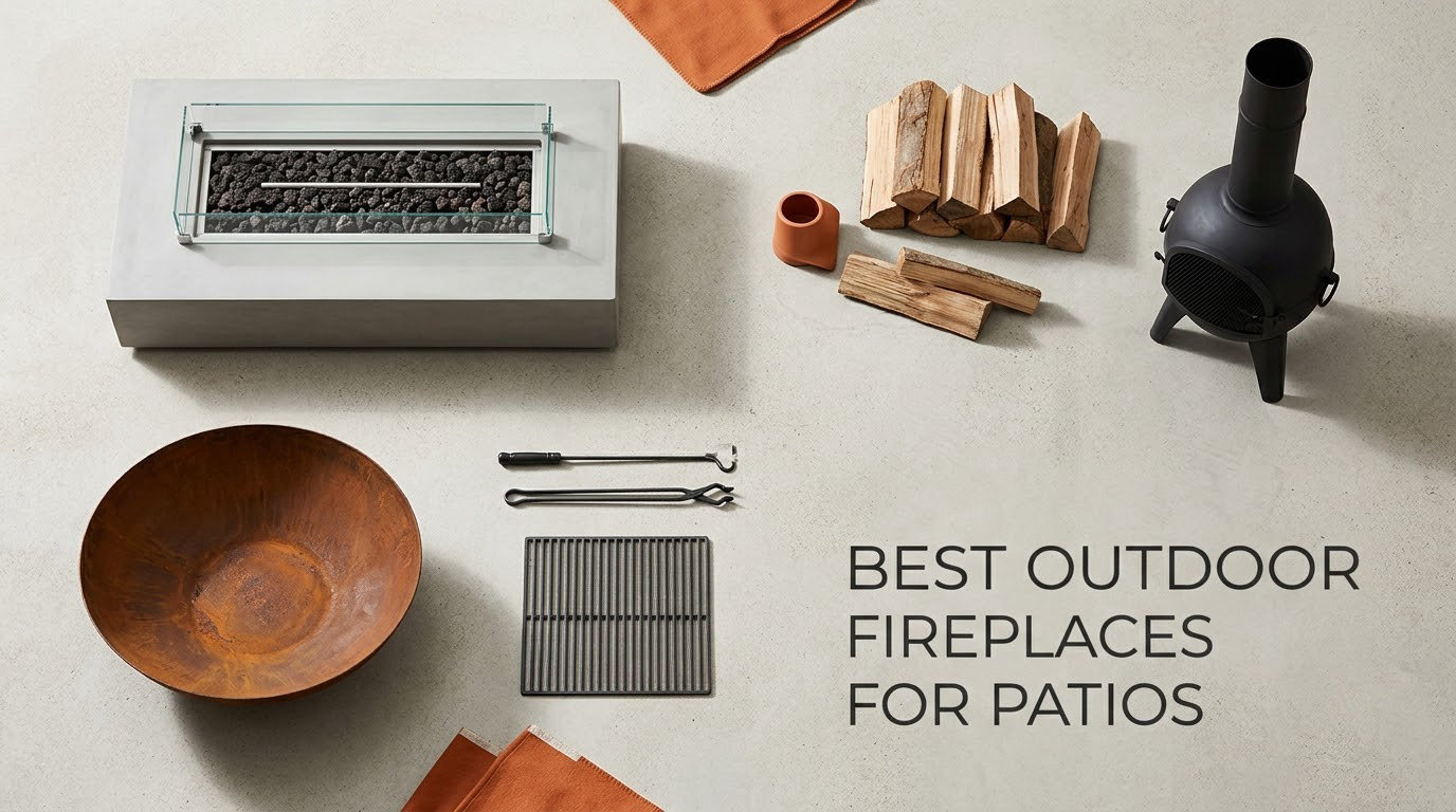 best outdoor fireplaces for patios