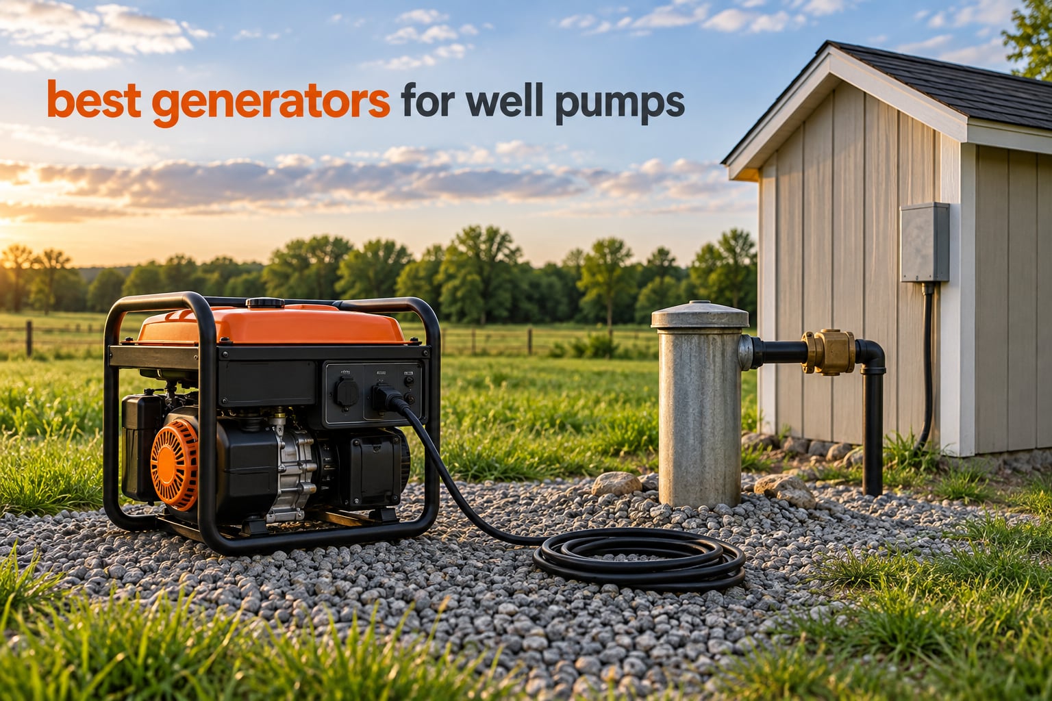 best generators for well pumps