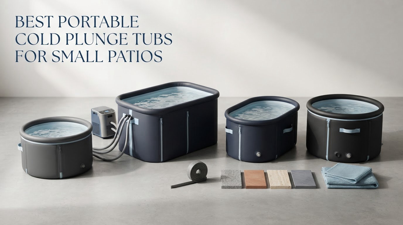 best portable cold plunge tubs for small patios