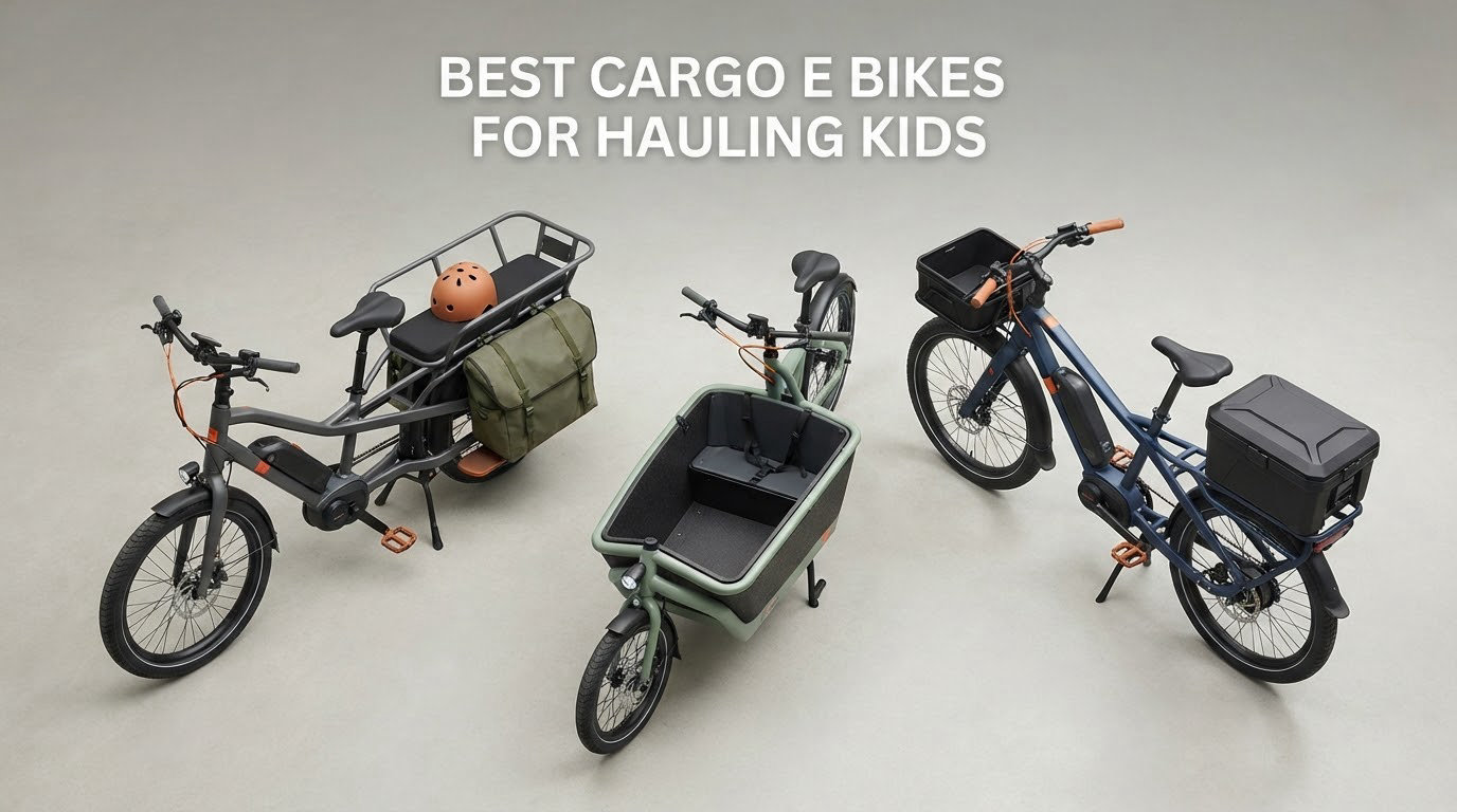 best cargo e bikes for hauling kids