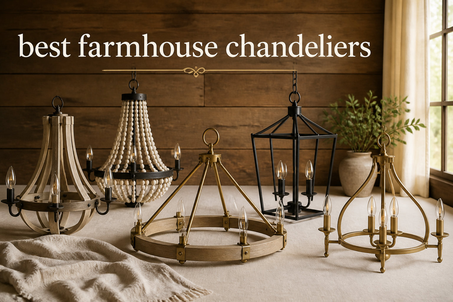 best farmhouse chandeliers