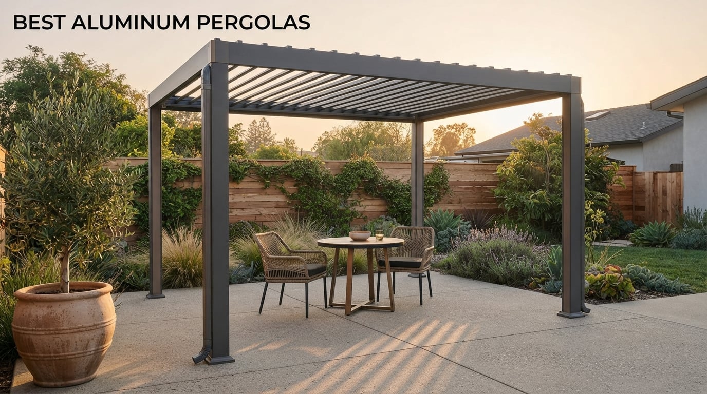 best aluminum pergolas