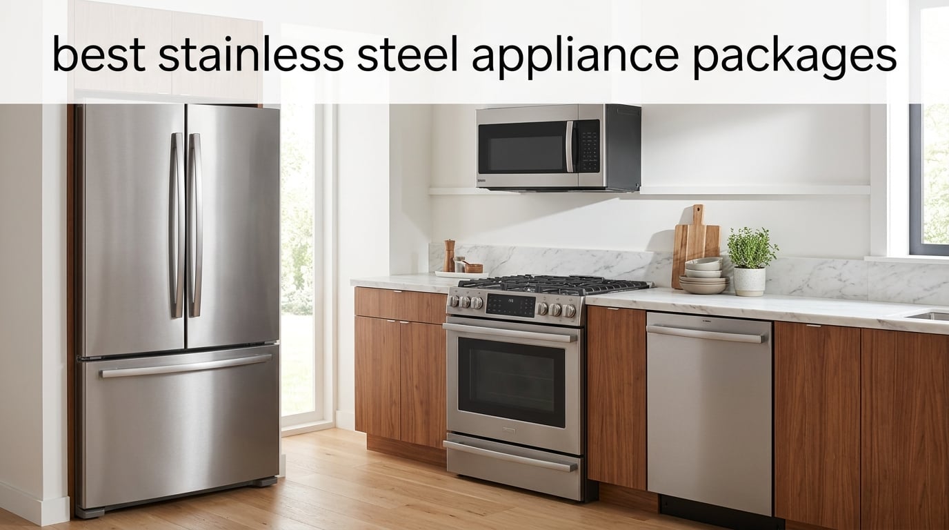 best stainless steel appliance packages