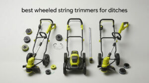 best wheeled string trimmers for ditches