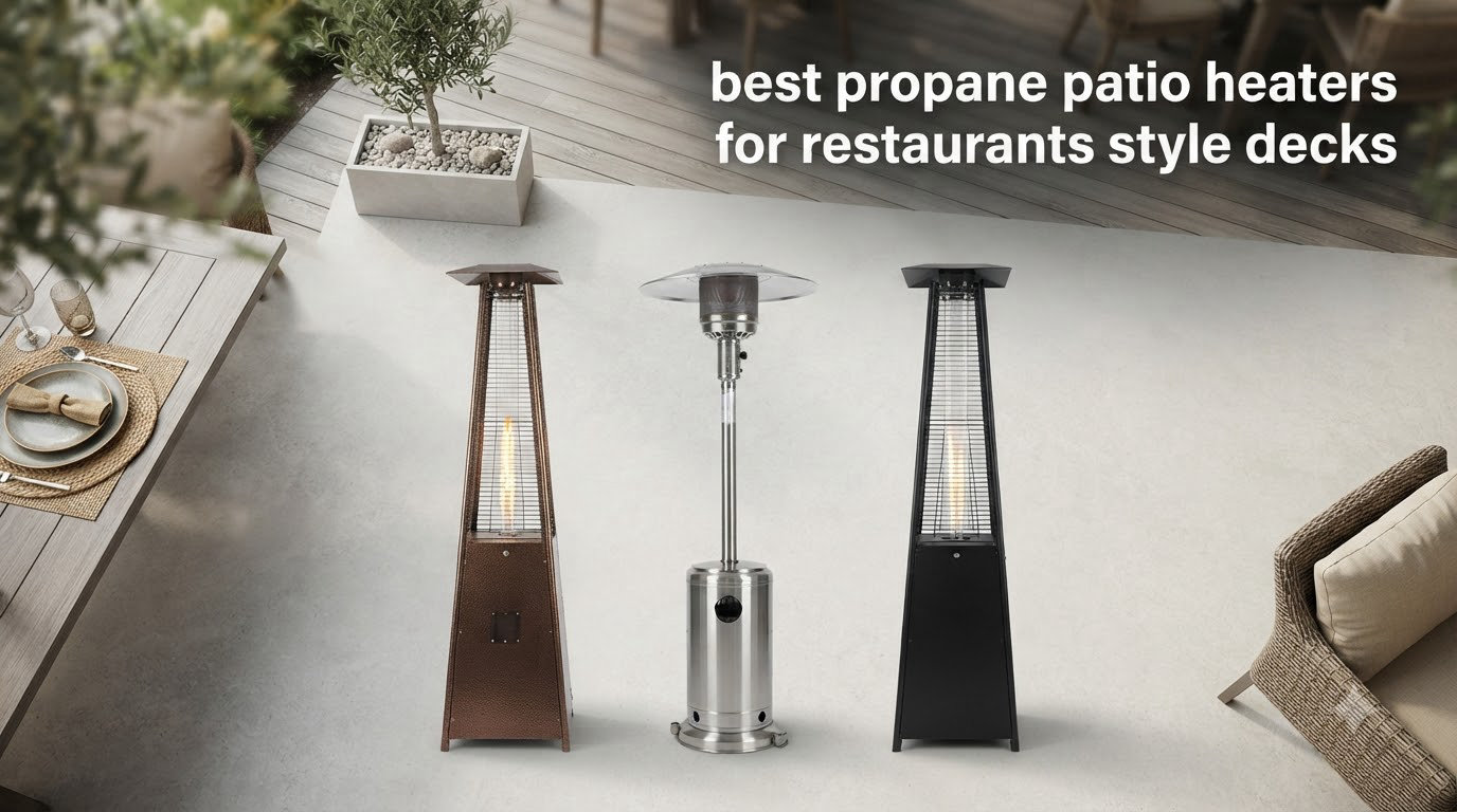best propane patio heaters for restaurants style decks