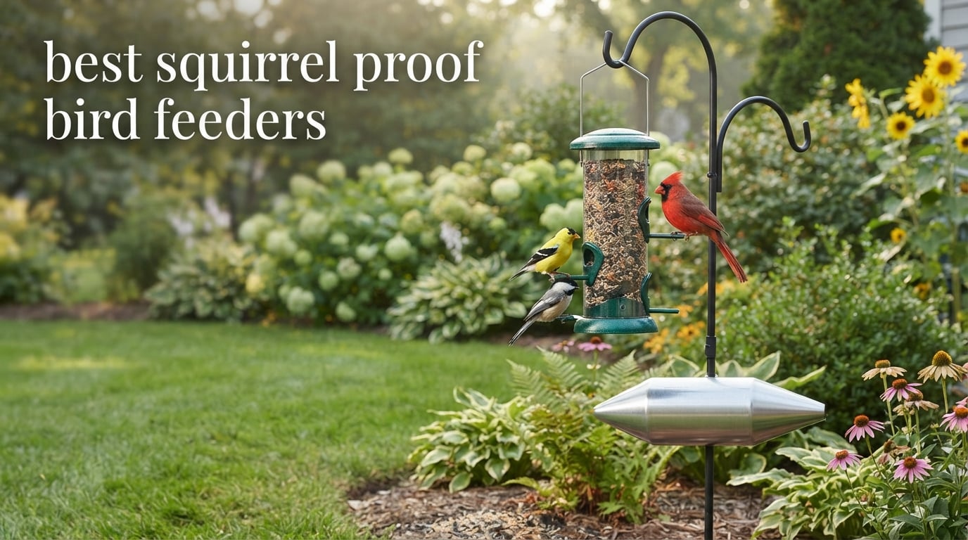 best squirrel proof bird feeders