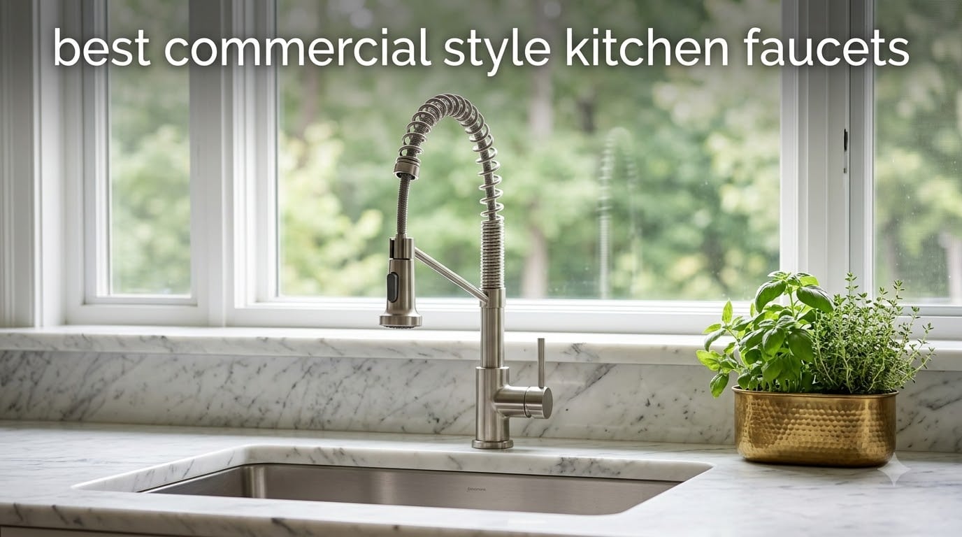 best commercial style kitchen faucets