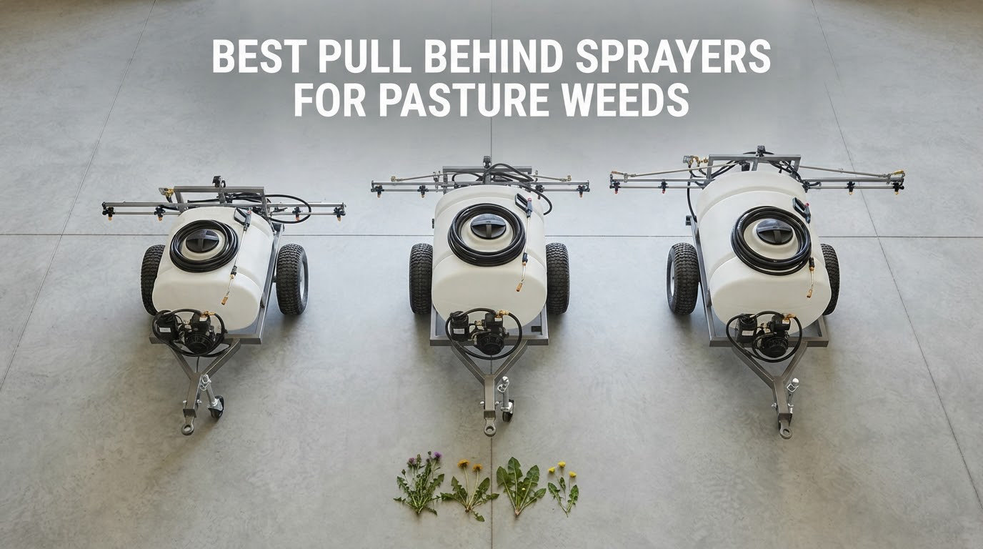 best pull behind sprayers for pasture weeds