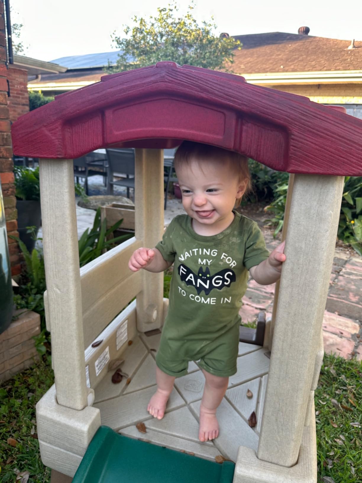 Step2 Play Naturally Playful Lookout Treehouse, Kids Outdoor Playset, Backyard Playground Set, Slide, Ladder, Pivoting Periscope, Outside Jungle Gym, For Toddlers 1.5+ Years Old customer photo 1