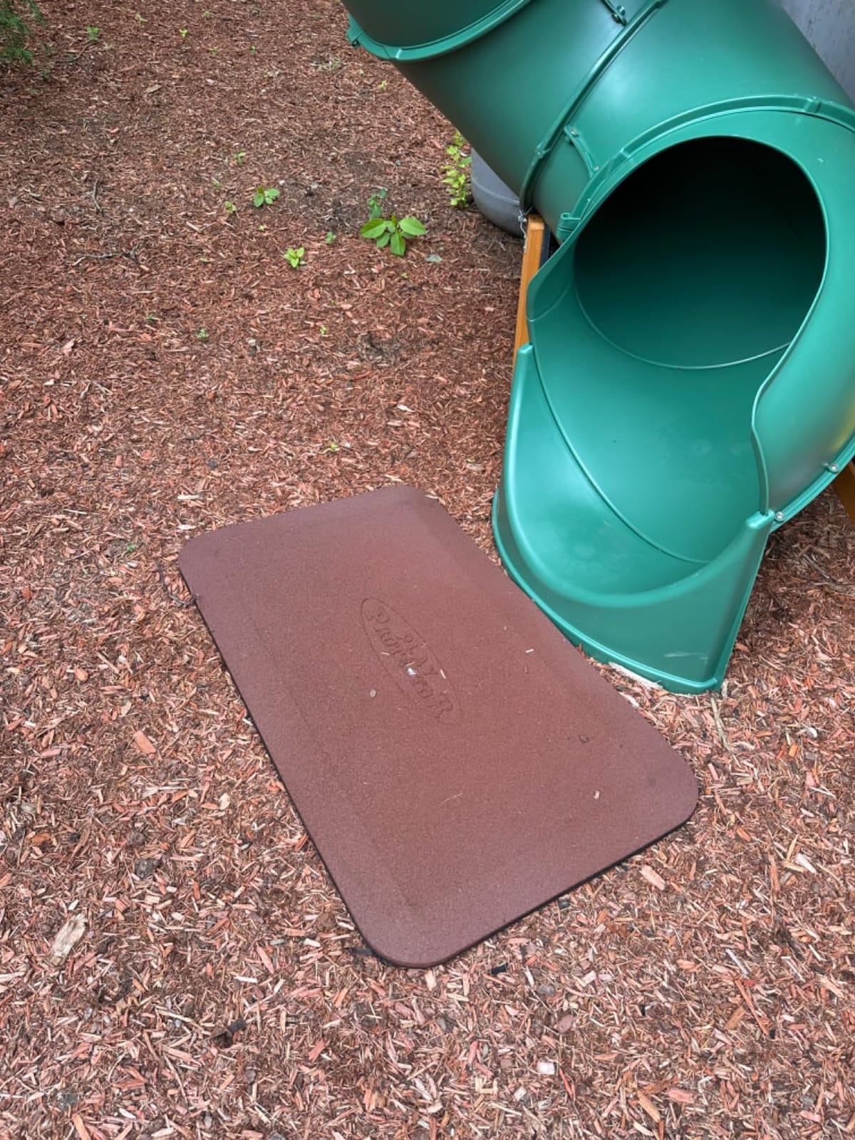 Gorilla Playsets 09-0012-PAIR-R Protective Rubber Mat For Swing Set of 2 Mats), Red customer photo 2