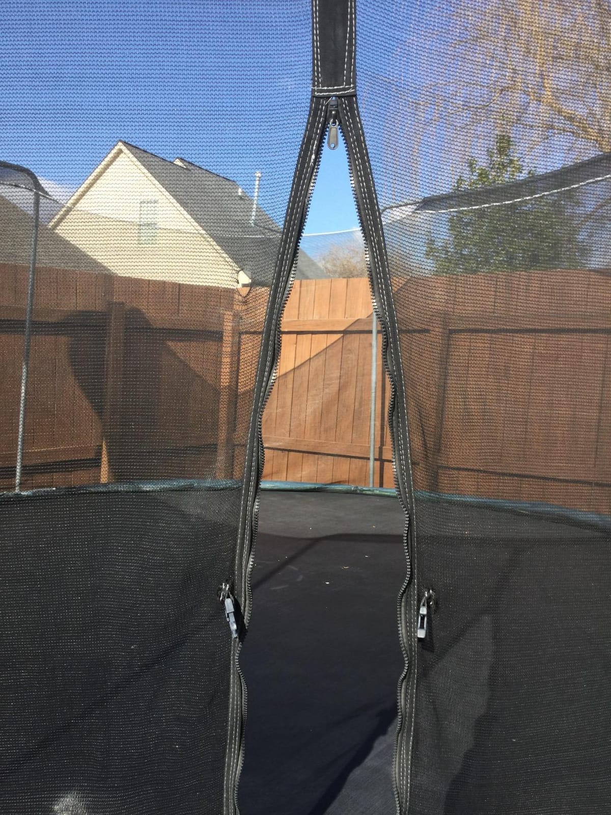 Machrus Upper Bounce Round Trampoline Net Replacement for Arches with Top Sleeves, Inside Enclosure with Straps, Tear-Resistant customer photo 1