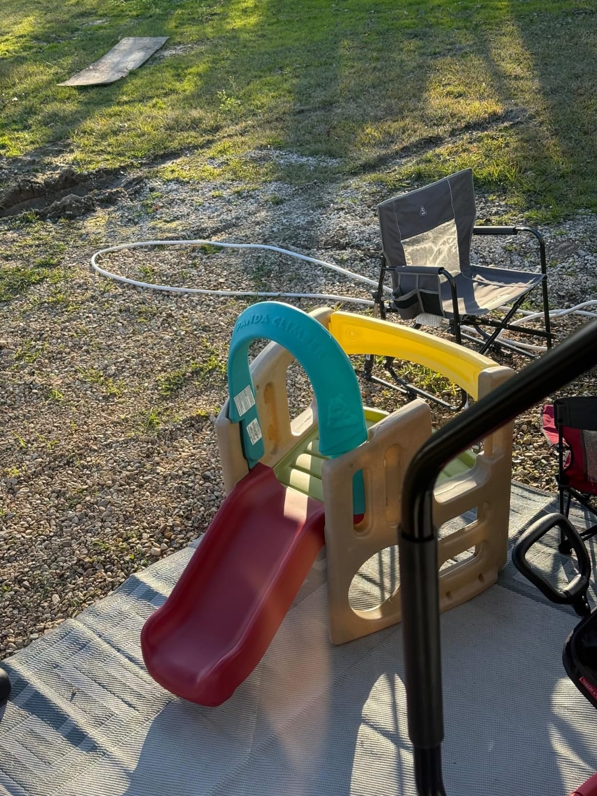 Step2 Panda Climber | Outdoor Toddler Activity Playset, Tan/Red/Yellow/Blue customer photo 1