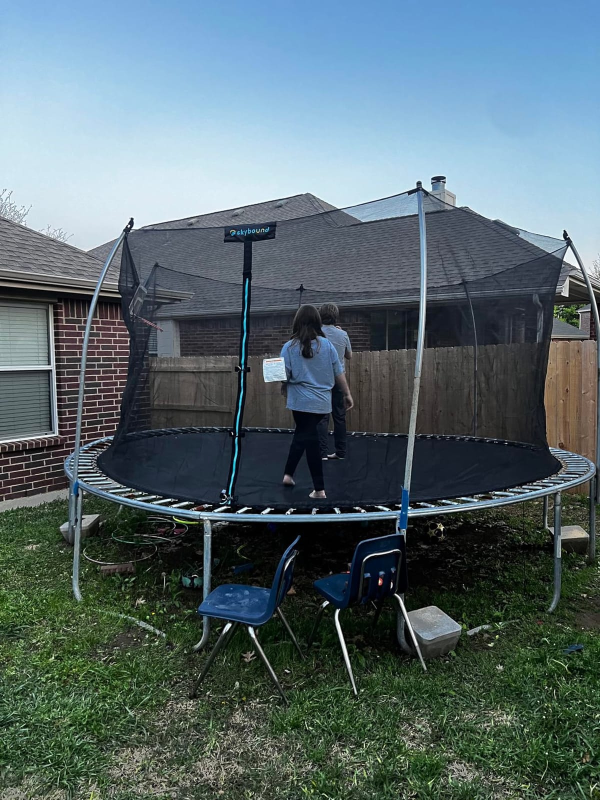 Replacement Trampoline Safety Net Enclosure - for 12ft 14ft 15ft Skywalker, Bounce Pro, AirZone, JumpZone, Walmart, and Many More - Breathable, Tear and Weather-Resistant customer photo 1