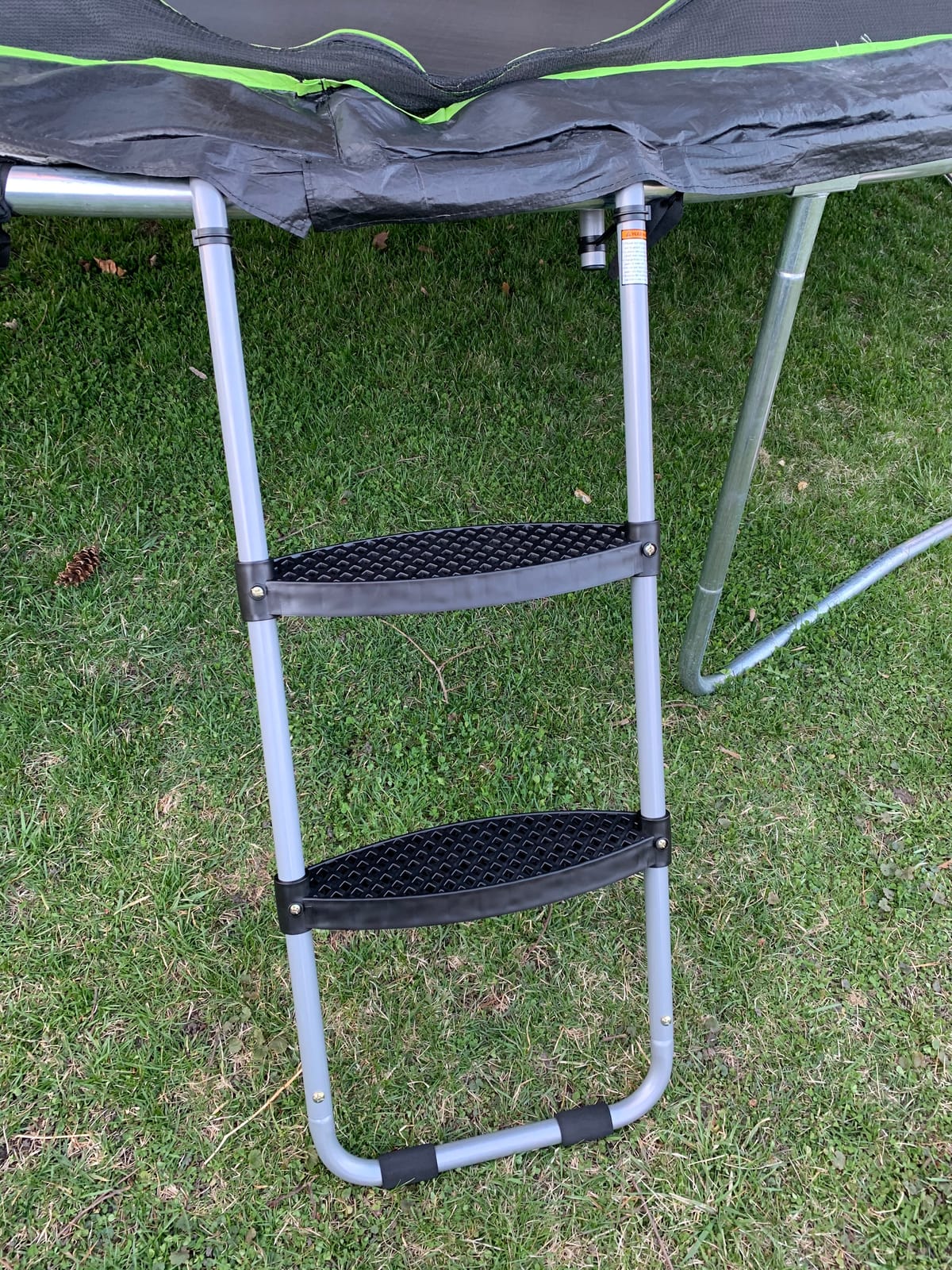 2-Step Trampoline Ladder with Safety Latch, Heavy-Duty with Wide Steps customer photo 2