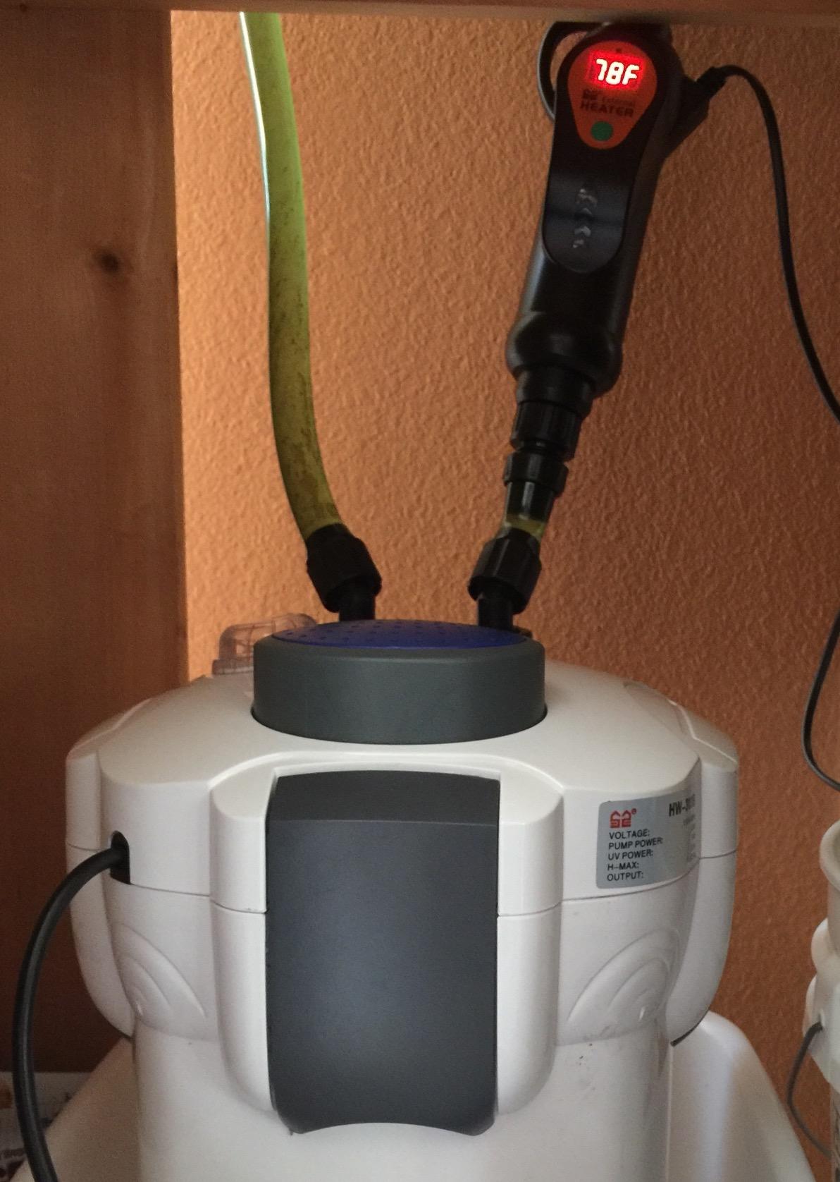 SunSun Hw303B 370GPH Pro Canister Filter Kit with 9-watt UV Sterilizer customer photo 1