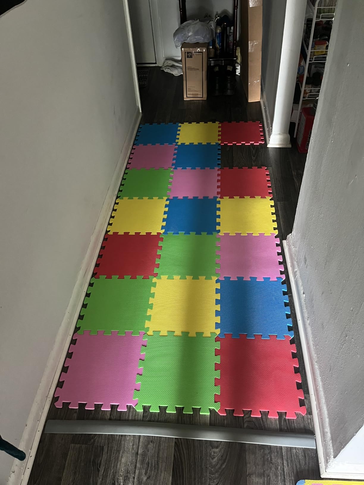 Angels 20 XLarge Foam Mats Toy ideal Gift, Colorful Tiles Multi Use, Create & Build A Safe PLay Area Interlocking Puzzle eva Non-Toxic Floor for Children Toddler Infant Kids Baby Room & Yard Superyard customer photo 1
