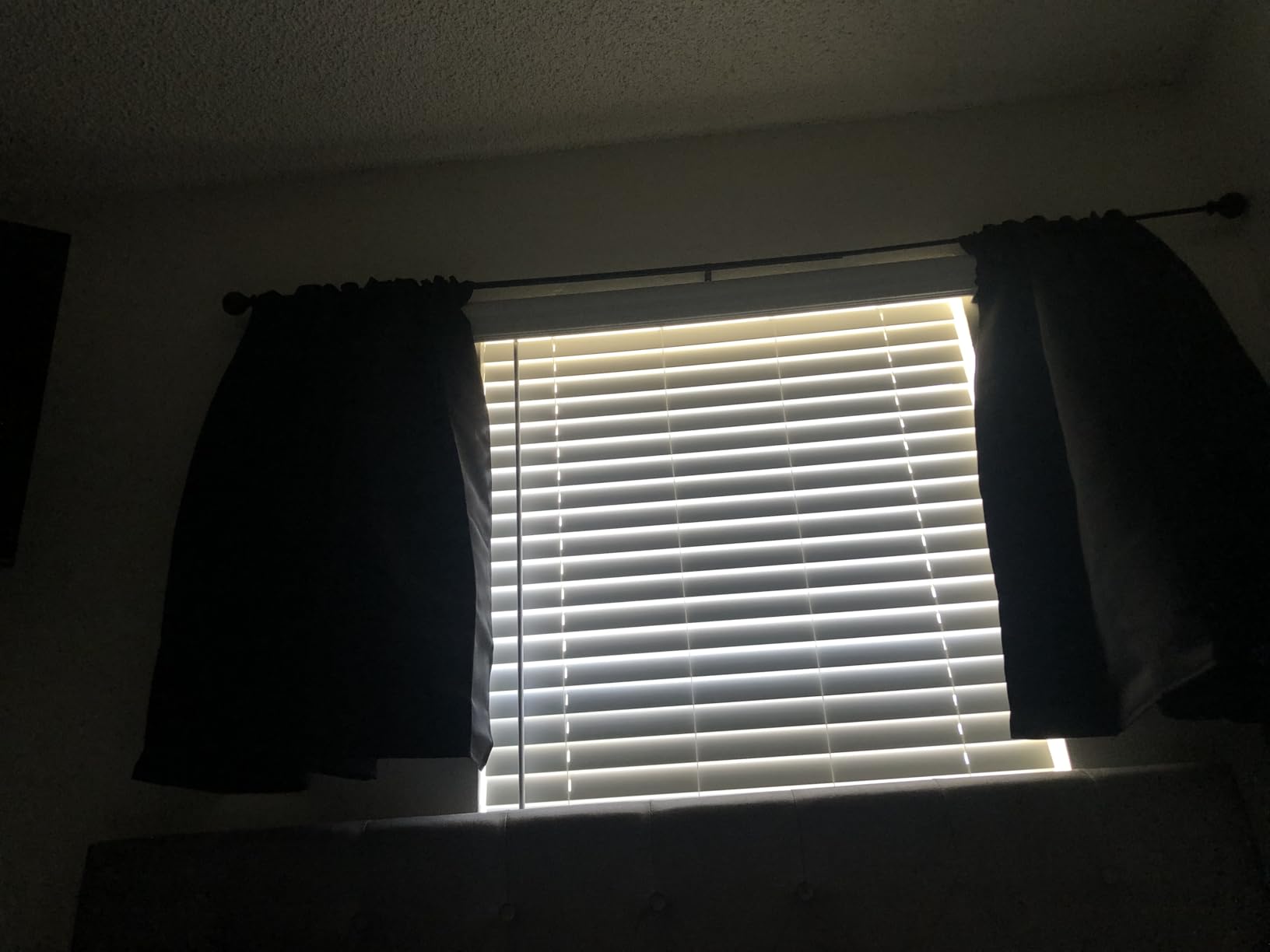 PONY DANCE Black Out Curtains 72 inch Long, Black, 2 Panels customer photo 2