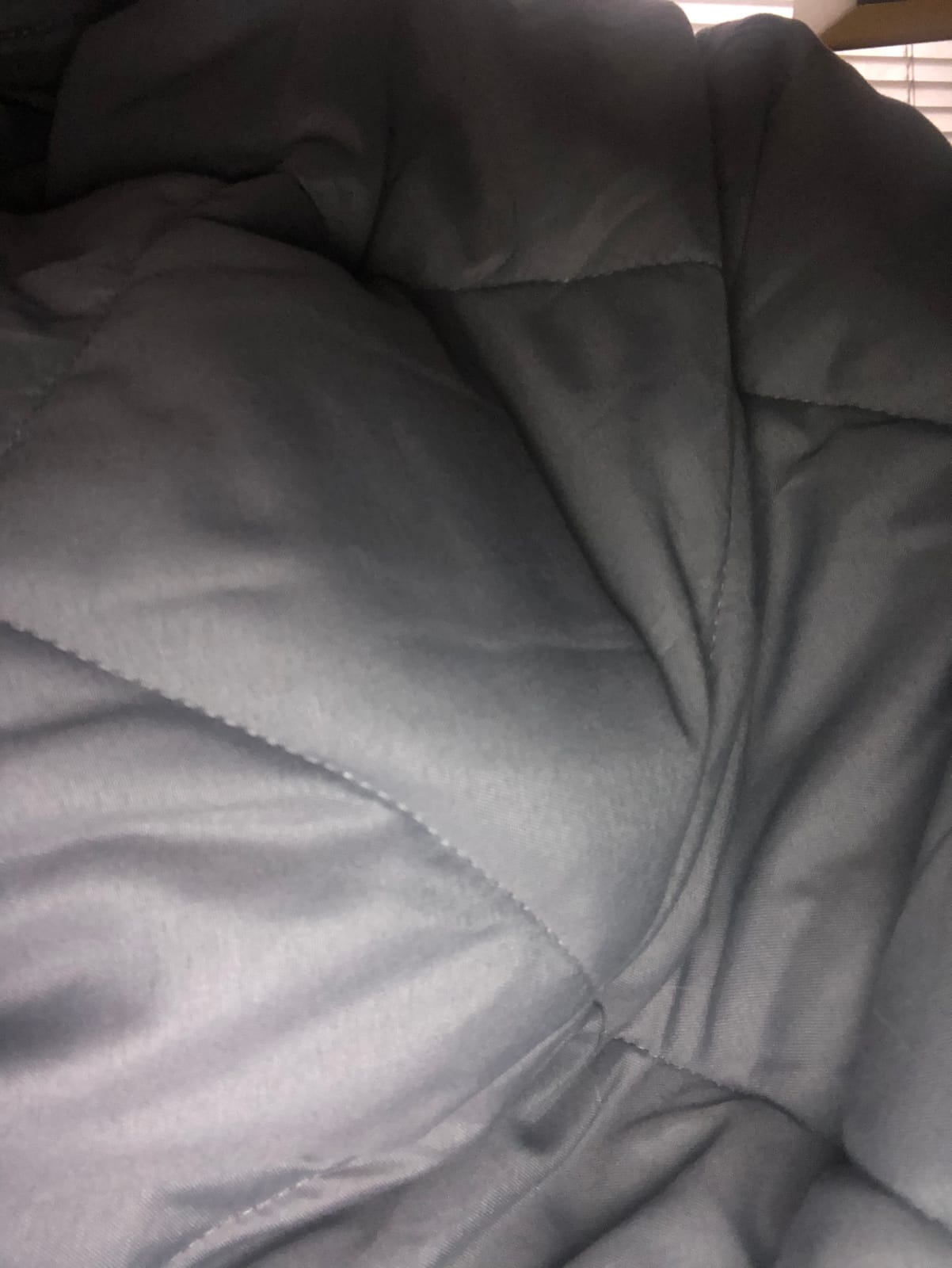 ZZZhen Weighted Blanket - High Breath - 60''80'' 20LBs - Quality Heavy Blankets - Sleeping for Adult, Durable Quilts Grey, 60''80'' 20LB customer photo 2