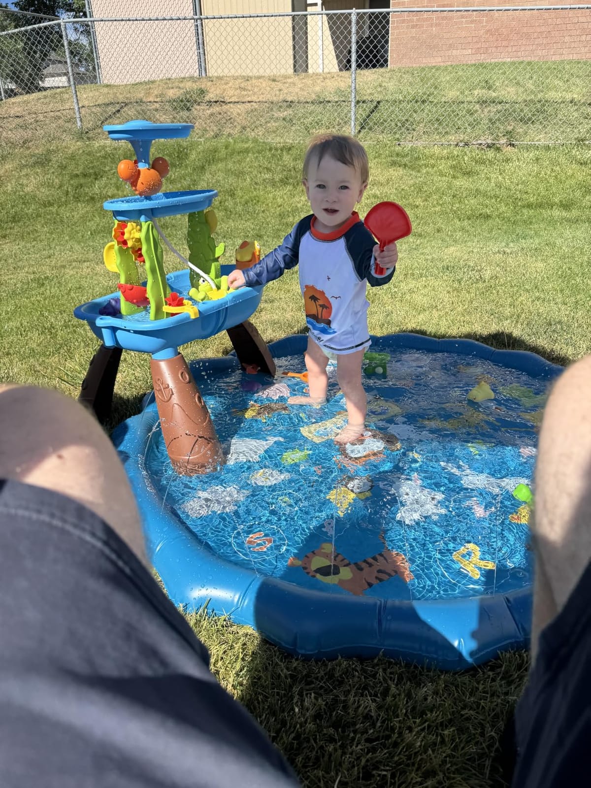 SplashEZ 3-in-1 Splash Pad, Sprinkler for Kids & Baby Pool for Learning customer photo 1