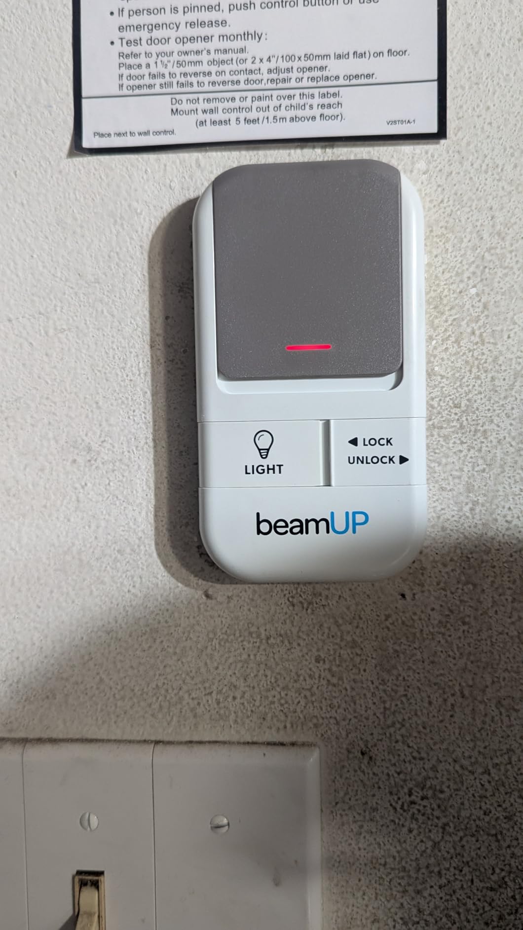 Centurion BU800 Two Car Smart Garage Door Opener, Ultra-Reliable 1-1/4 Horsepower Equivalent DC Motor, Integrated Edge-to-Edge 3000-Lumen LED, with Beam Home App for Smart Garage Control, White customer photo 2