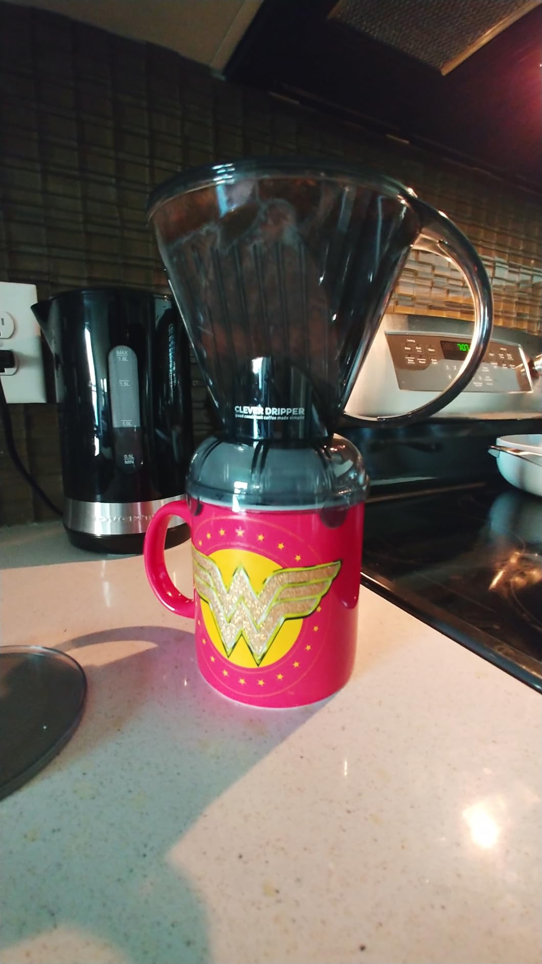Clever Coffee Dripper | Large 18 oz | Cloud | BPA-Free | 100 Filters customer photo 1