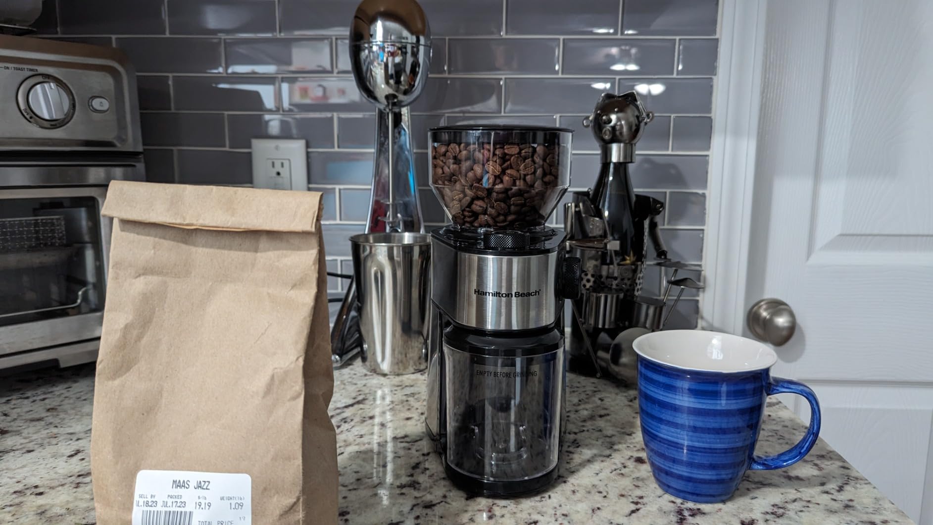 Hamilton Beach Electric Burr Coffee Grinder with Large 16 oz. Hopper customer photo 2