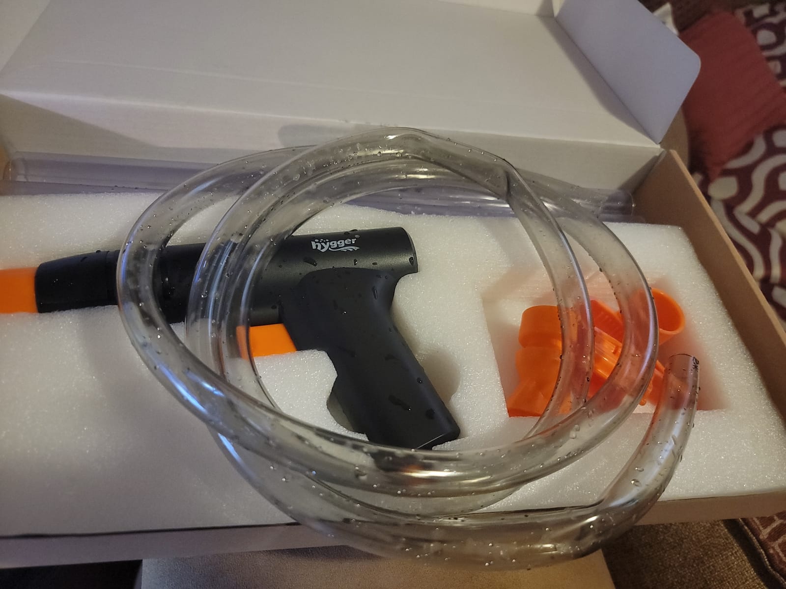 hygger Aquarium Gravel Cleaner, New Quick Water Changer with Air-Pressing Button Fish Tank Sand Cleaner Kit Aquarium Siphon Vacuum Cleaner with Water Hose Controller Clamp customer photo 1