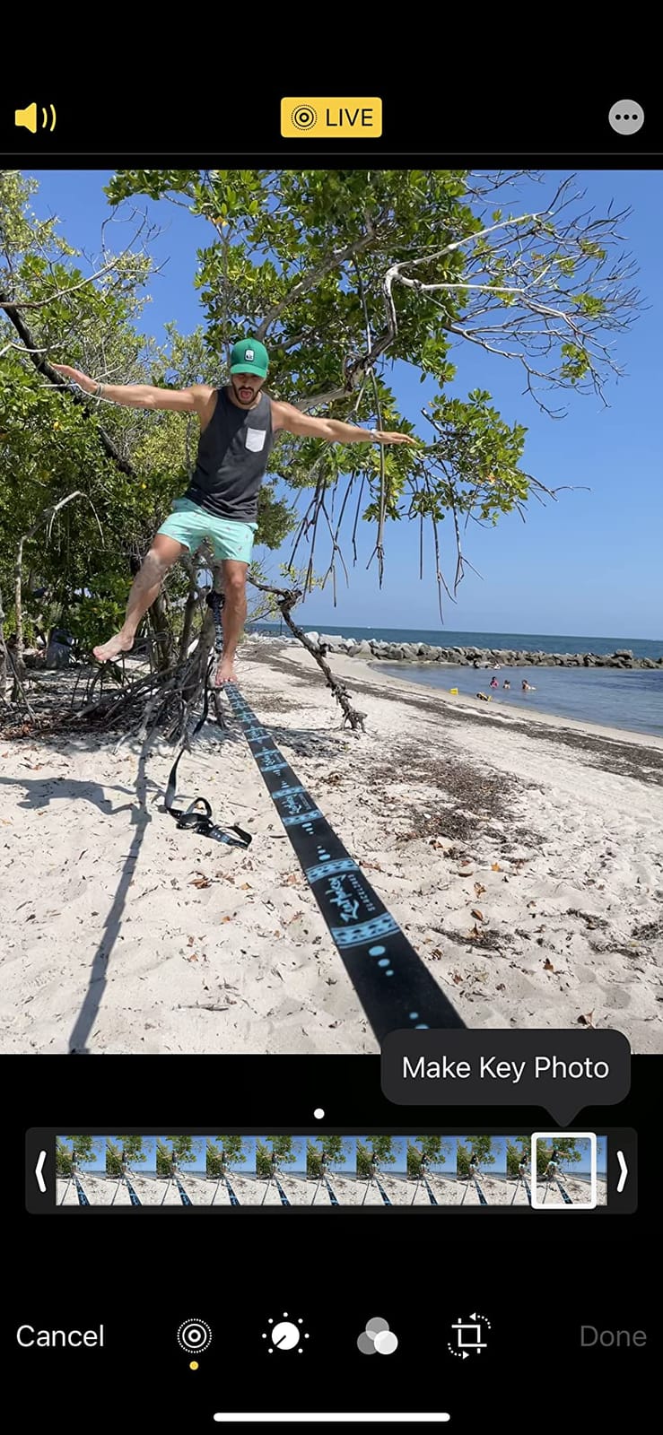 ZenMonkey Infinity Slackline Kit - 100 Foot Longline Slackline with Ergo Ratchet, Tree Protectors, Cloth Carry Bag and Instructions - Easy Setup for The Family, Kids and Adults customer photo 2