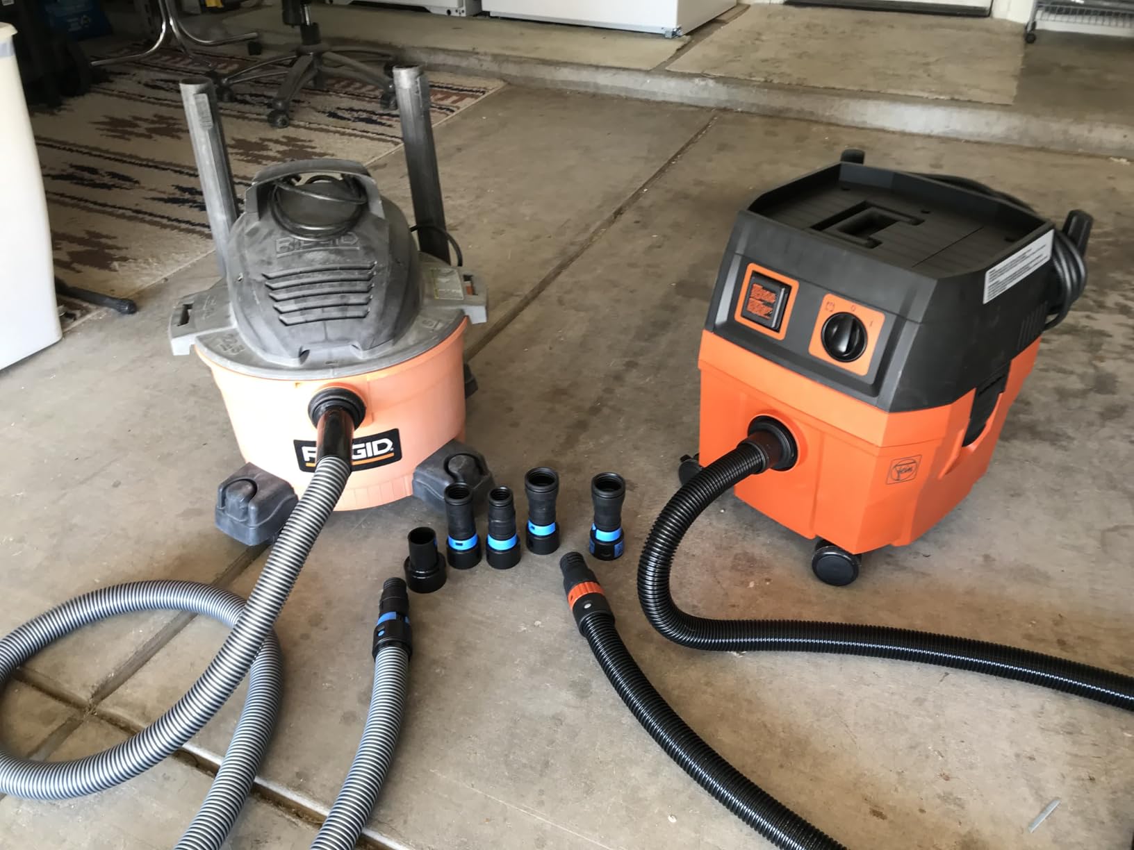 Cen-Tec Systems 94709 Quick Click 16 Ft. Hose for Home and Shop Vacuums with Expanded Multi-Brand Power Tool Adapter Set for Dust Collection customer photo 1