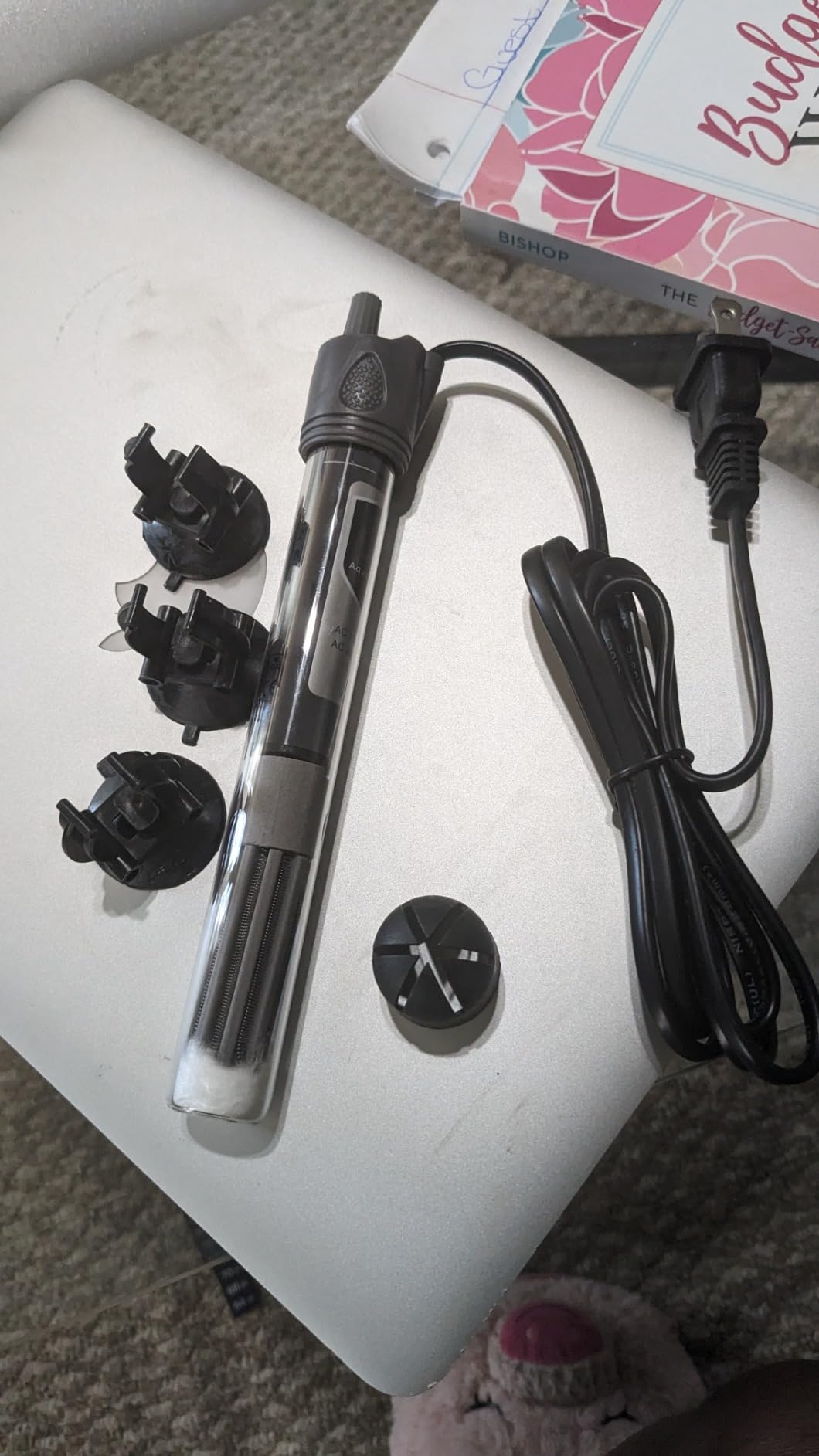 HITOP 25W Adjustable Aquarium Heater, Submersible Fish Tank Heater Thermostat with Suction Cups for 5-10Gal customer photo 1