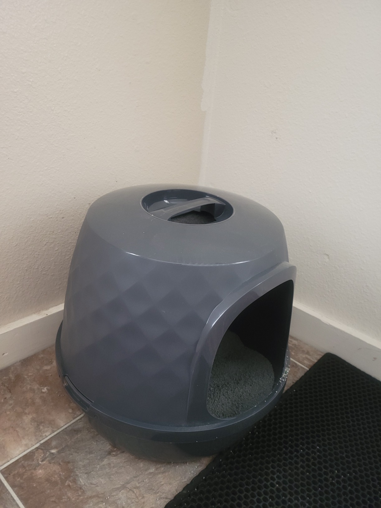 So Phresh by Petco Geometric Covered Cat Litter Box 17.5