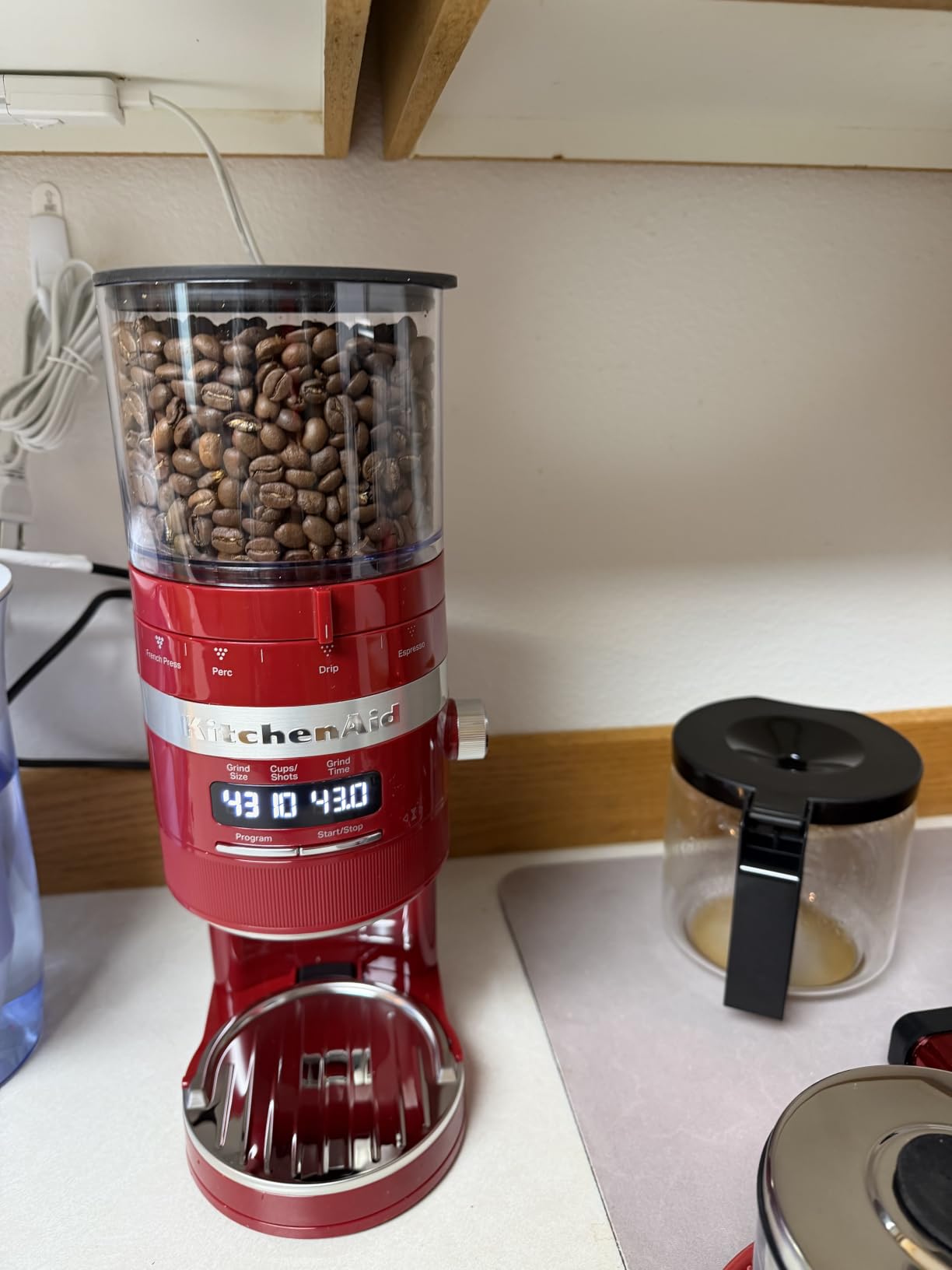 KitchenAid Burr Coffee Grinder, KCG8433, Matte Black customer photo 1
