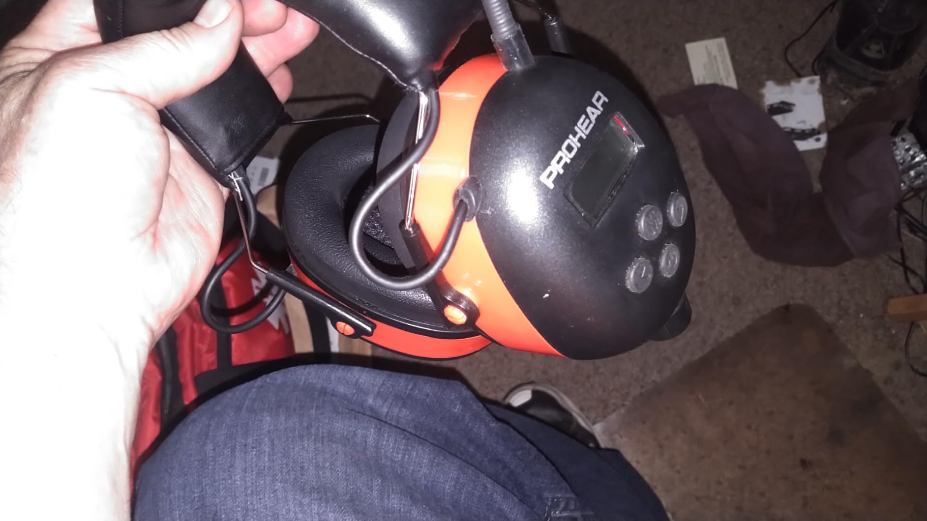 PROHEAR 033 Upgraded Bluetooth 5.4 Hearing Protection Headphones with FM/AM Radio, OSHA-Compliant 25dB NRR Safety Earmuffs, Rechargeable 48H Playtime for Mowing, Workshops and Snowblowing – Black customer photo 2