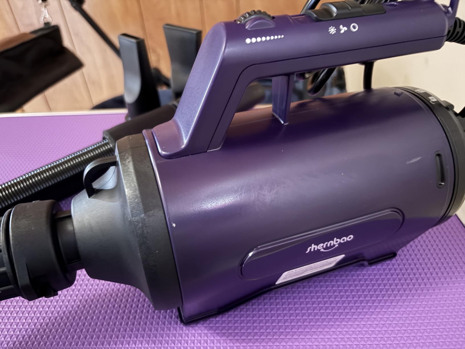 Dog Dryer High Velocity Pet Dog Grooming Force Hair Dryer/Blower customer photo 2