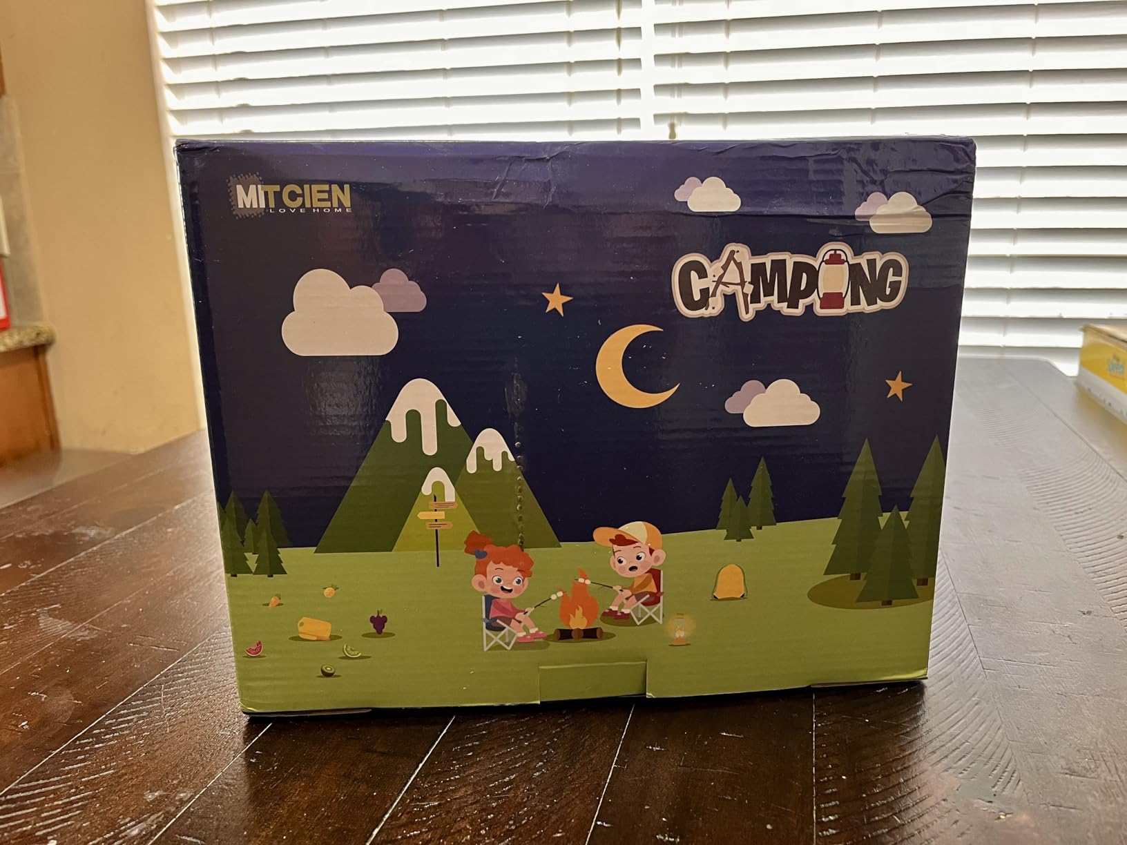 Camping Toys Play Set, Pretend Campfire, Play Food for Kids with Oil Lantern, Pretend Fruits Vegetables Cutting, S'Mores, Indoor Outdoor Toys for Toddler customer photo 2
