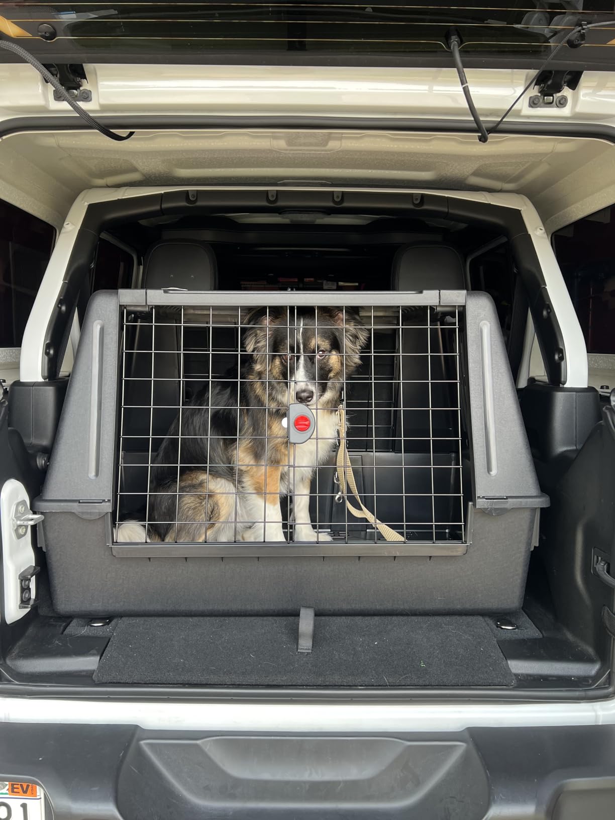 Ferplast Atlas Vehicle SUV Dog Crate, Assembled Car Dog Crate Measures 39L x 23W x 26H, Ideal for Medium to Intermediate Dog Breeds, Black customer photo 2