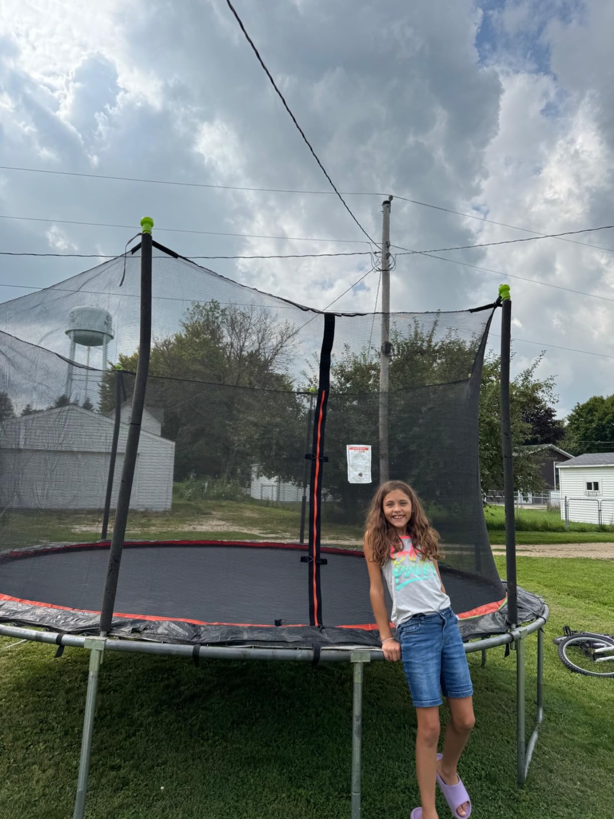 Jump Tastic Trampoline Trampoline Net Replacement with 6 Caps customer photo 2