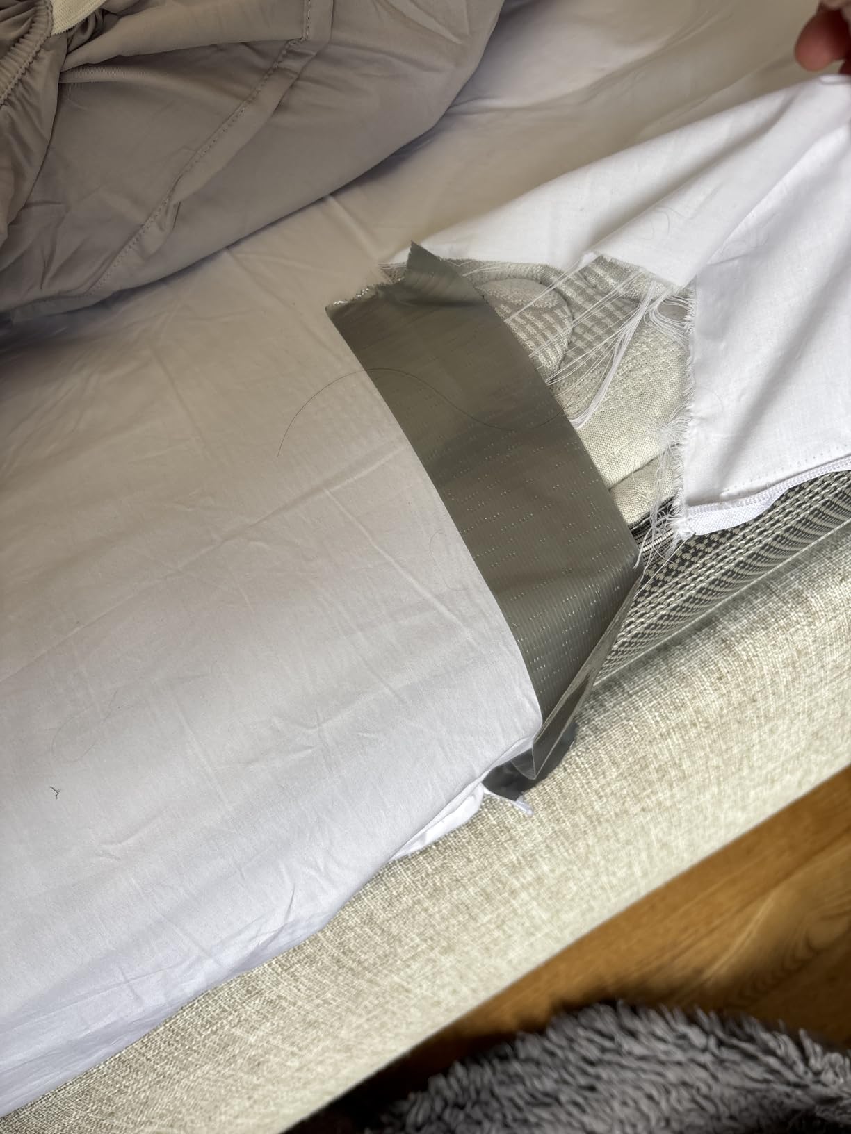 National Allergy 100% Cotton Twin Mattress Protector Zippered 39x75x16 customer photo 1