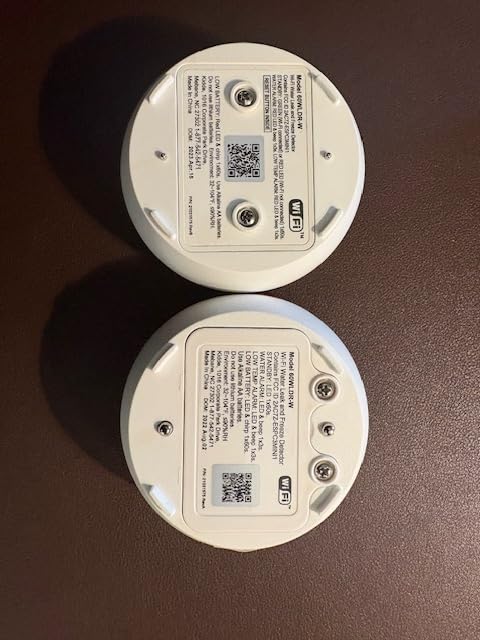 Kidde WiFi Water Leak Detector & Freeze Alarm, Alexa Device, Smart Leak Detector for Homes with App Alerts,White customer photo 2