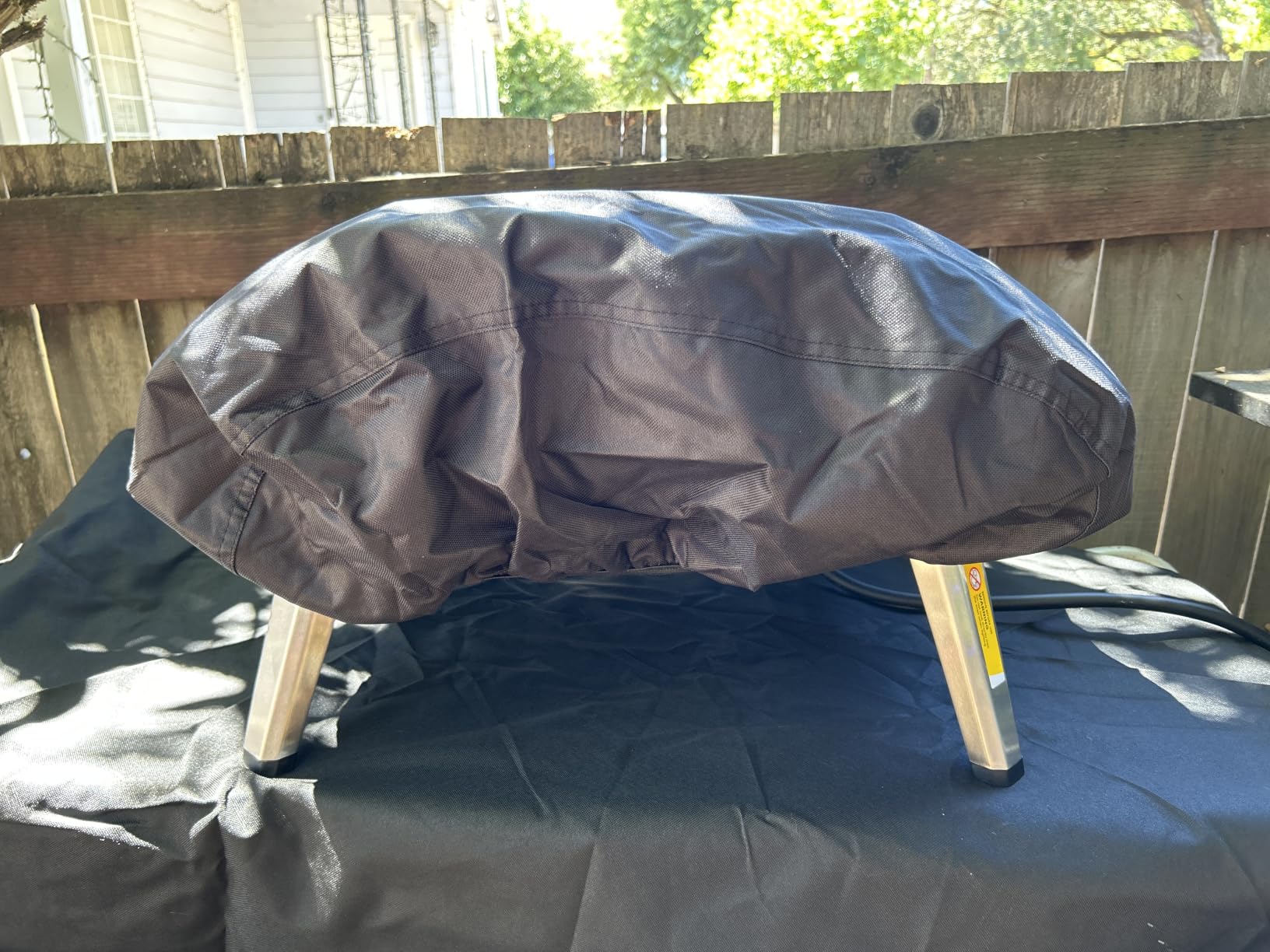 ZJYWSCH Pizza Oven Cover for Ooni Koda 16 Gas Pizza Oven 600D Heavy Duty Portable Gas Pizza Oven Cover Koda 16 Outdoor Waterproof customer photo 2
