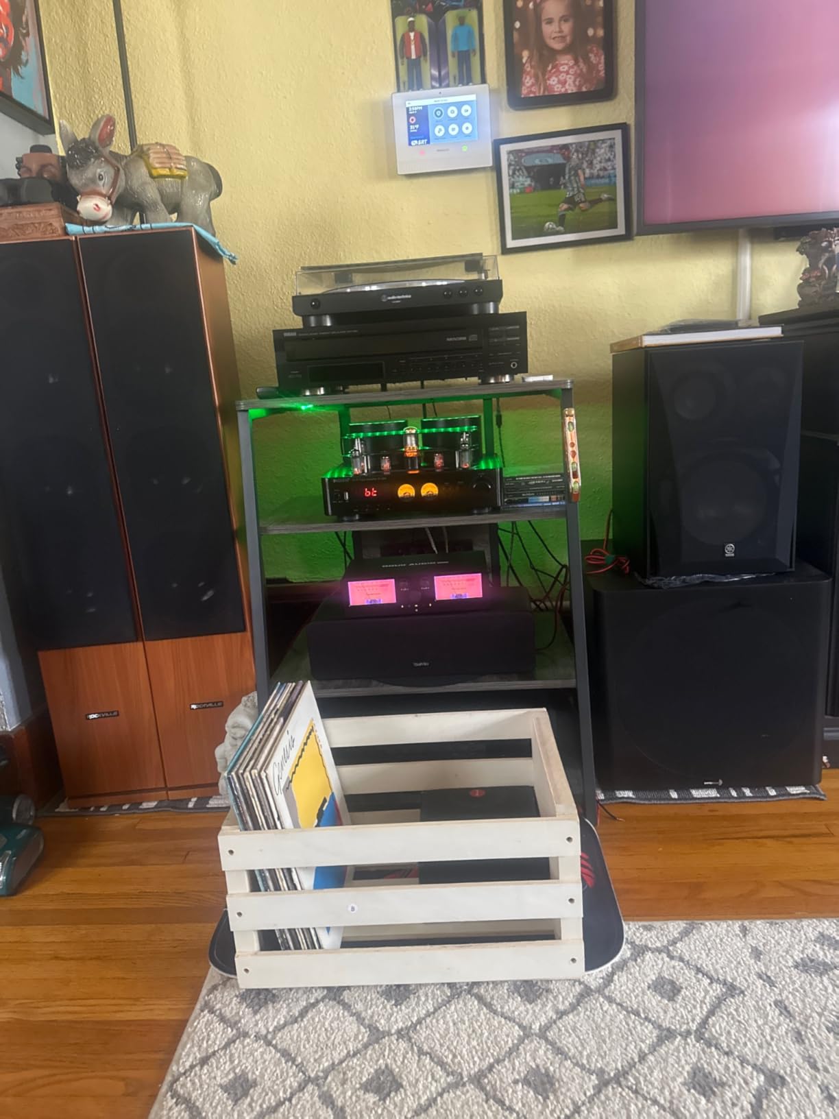 Rockville RockTower 68B Black Home Audio Tower Speakers Passive 8 Ohm customer photo 1