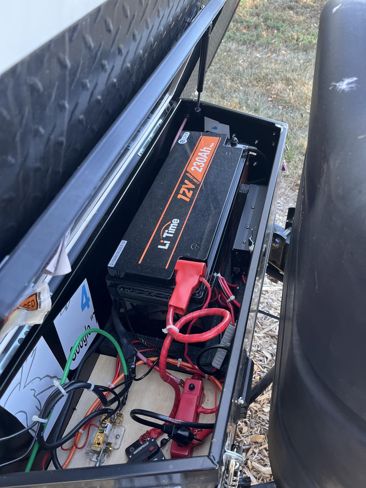 Litime 2 Packs 12V 100Ah LiFePO4 Battery, Group 31 Lithium Batteries for RV customer photo 2